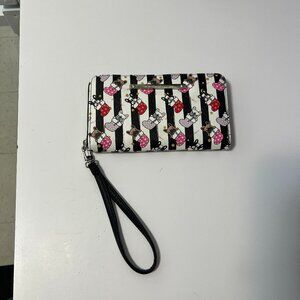 Betsey Johnson large zip around wallet